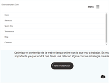 Tablet Screenshot of disenosanpedro.com